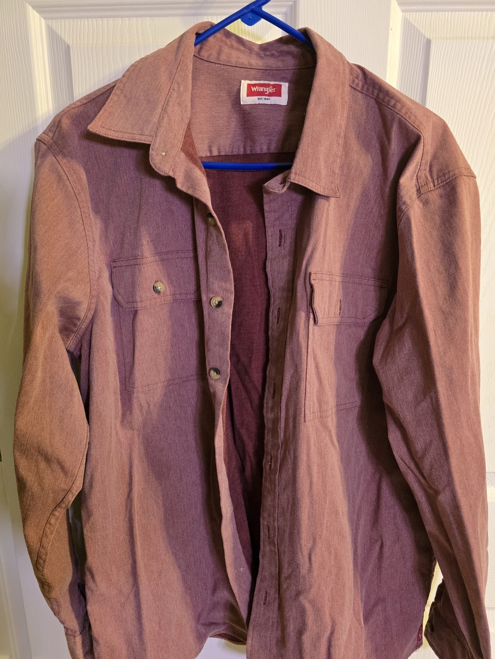 Wrangler Women's Mauve Button-Up Jacket